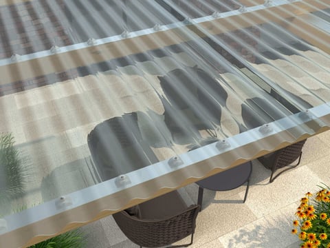 Stabile Wellplatten für Terrassenüberdachung - Wetterfest & Langlebig Robuste Wellplatten bieten optimalen Schutz für Terrassen, mit UV-Beständigkeit und hoher Wetterfestigkeit - ideal für ein gemütliches Outdoor-Ambiente